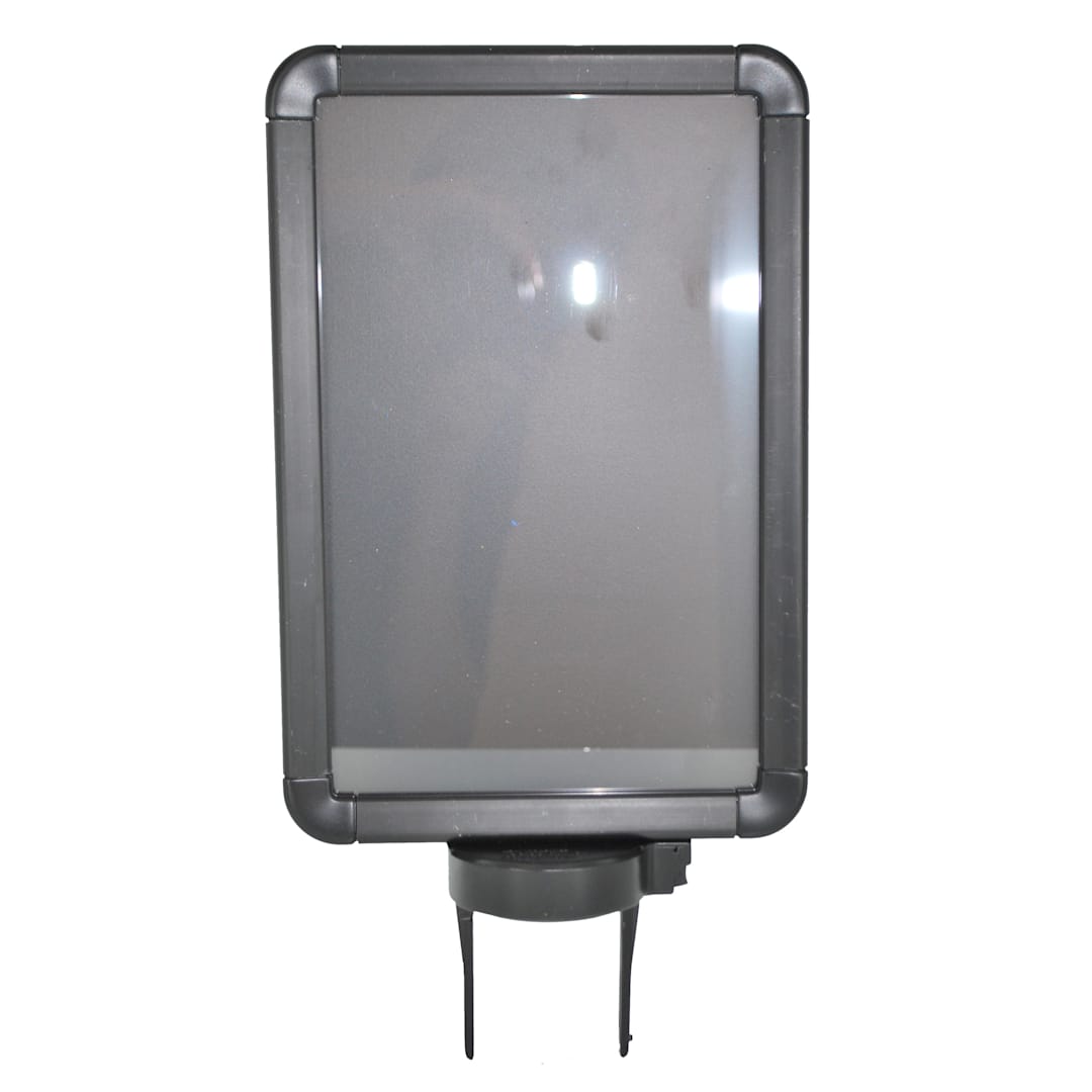 Lavi Industries 50-1130SV-MB Matte Black Radius Corner Sign Frame