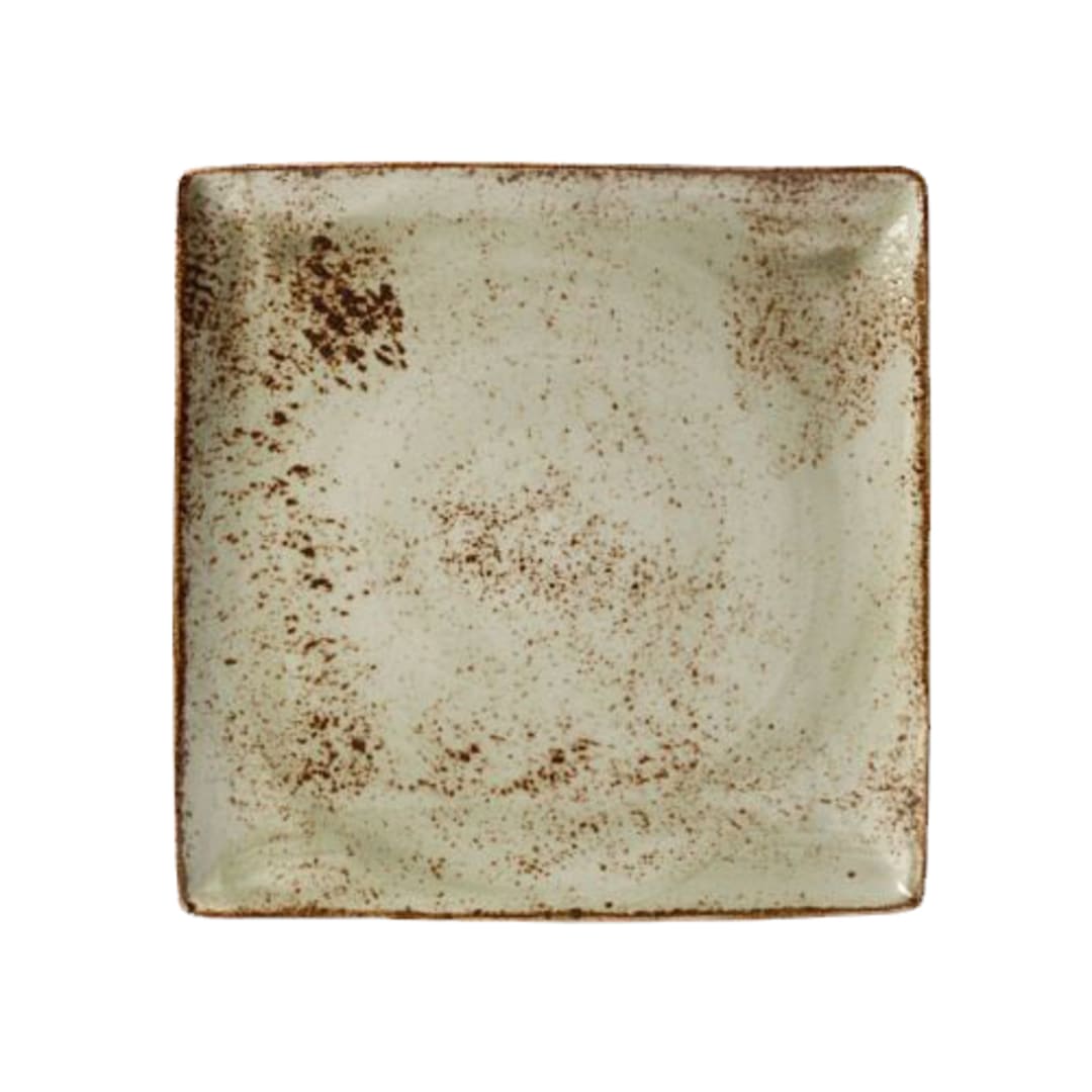 Steelite 11310553 Performance Craft Green 10" Square Platter - 6 / CS