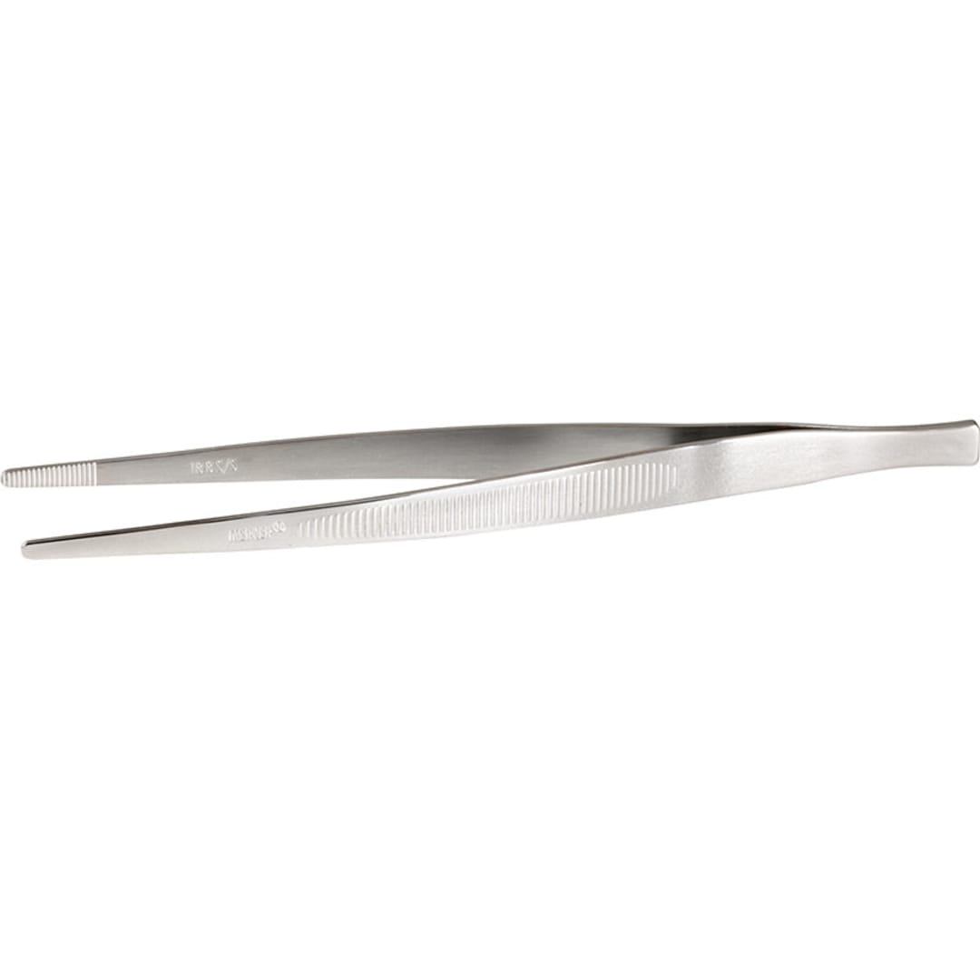 Mercer Culinary M35135 Straight 6.13" Precision Tongs / Tweezers