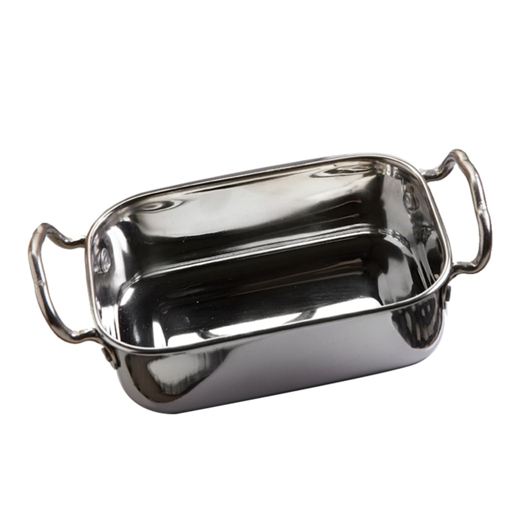 American Metalcraft MRPS55 S/S 26 Oz. Square Mini Roasting Pan