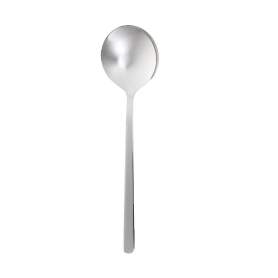Worthy, Noble & Kent 5369S002 Silhouette Round Bowl Soup Spoon - Dozen