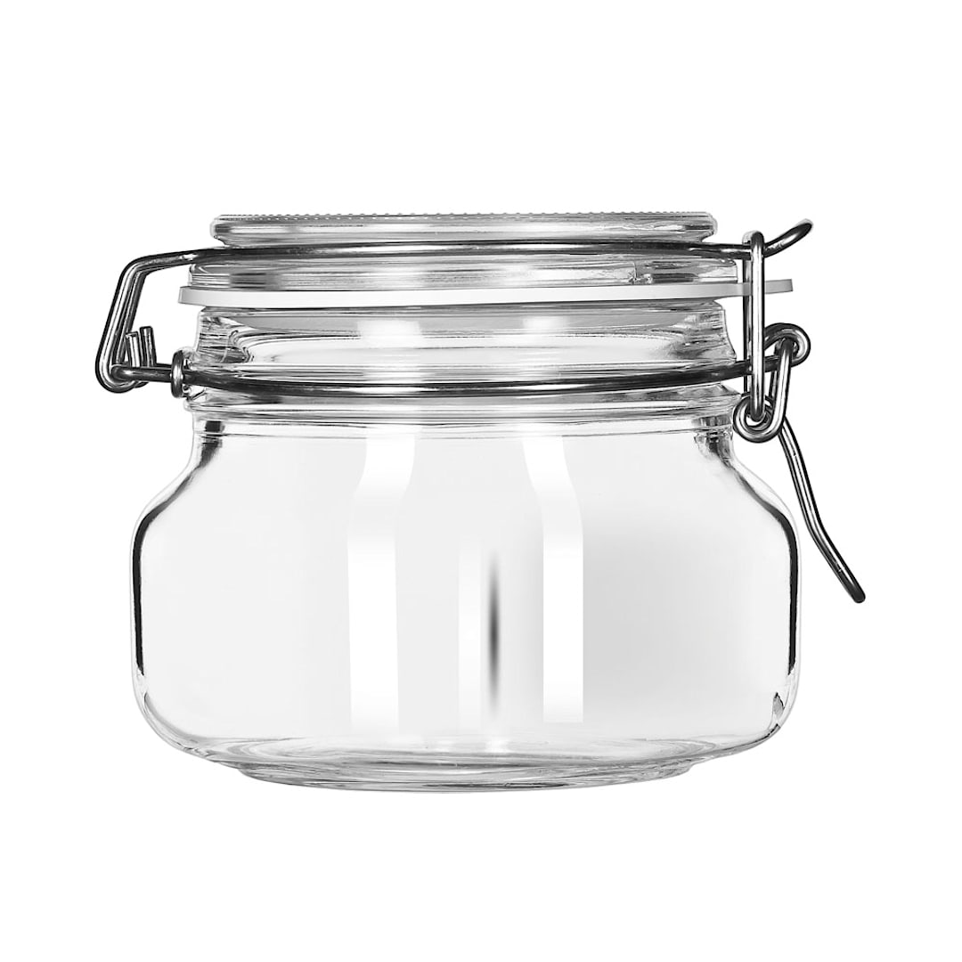 Libbey 17208836 Infusion 17 Ounce Glass Jar with Lid - 6 / CS