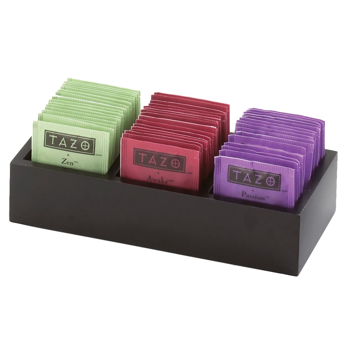 Cal-Mil 1246-96 Midnight Bamboo Tea Packet Organizer