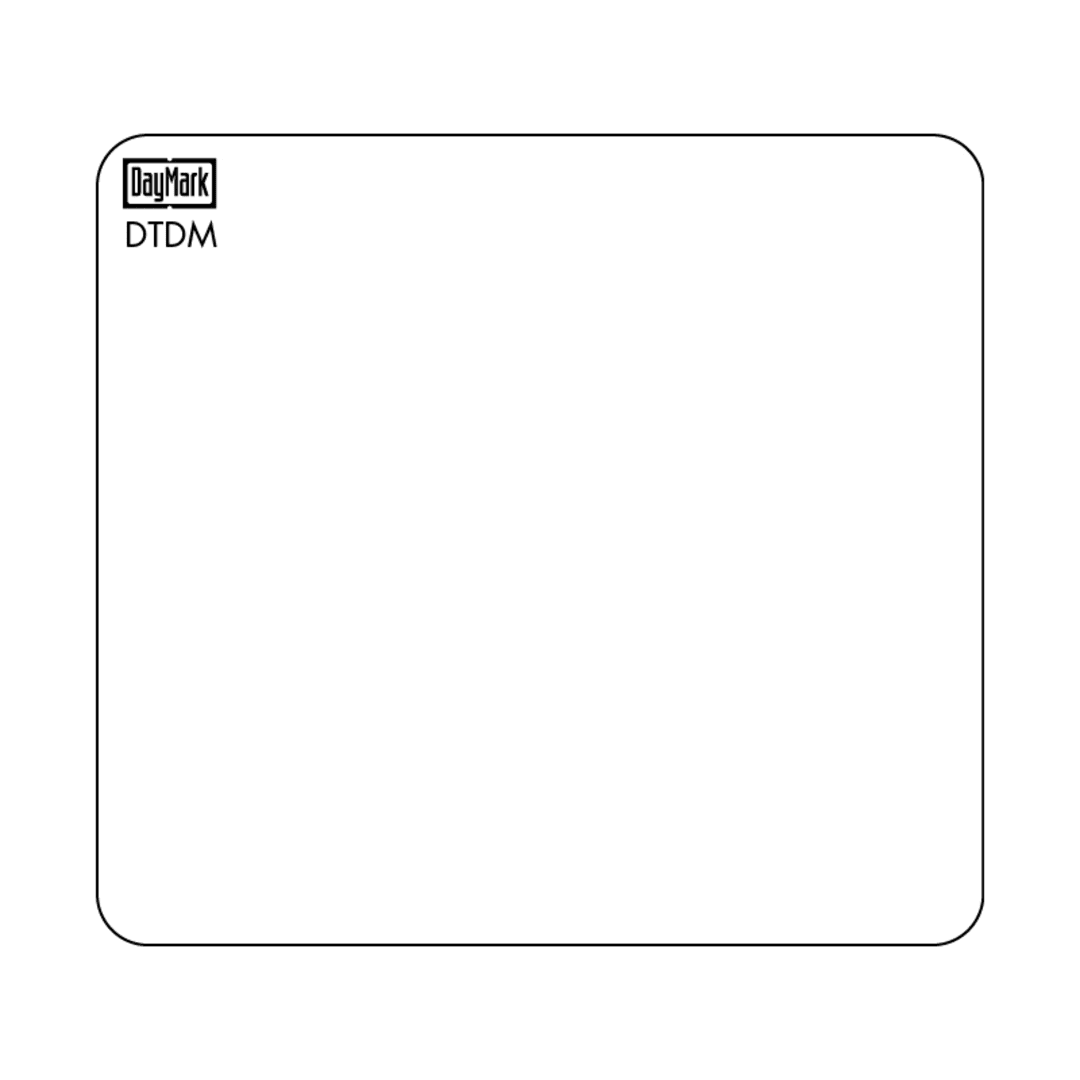 DayMark 115693 Dissolvable 2.19 x 2 Label For 9700 Labeler - 1000 / RL