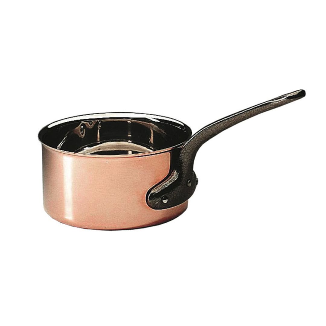 Matfer Bourgeat 360018 Copper 7-1/8" 2.6 Qt. Sauce Pan
