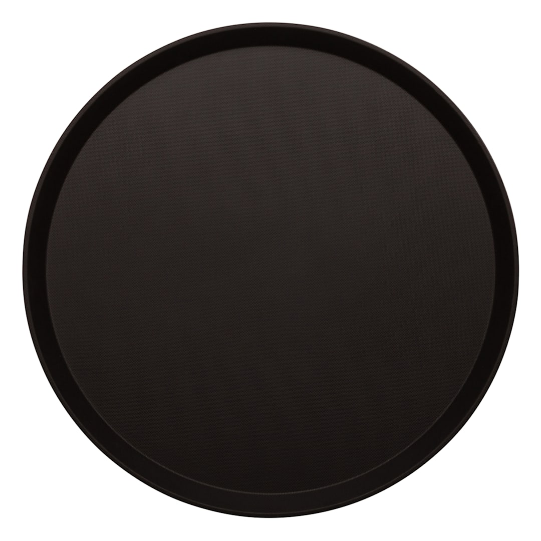 Cambro 1400TL110 Treadlite Black 14" Serving Tray