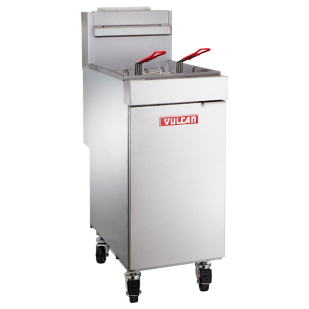 Vulcan LG400-2 LG Series Propane 50 lb. Free Standing Fryer