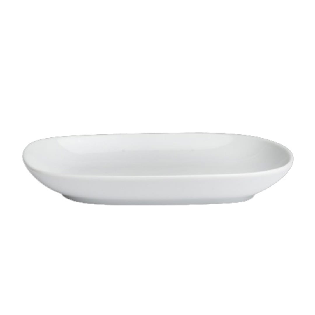 Varick 6900E401 Bistro White 7-1/4 x 5-1/8 Oval Tray