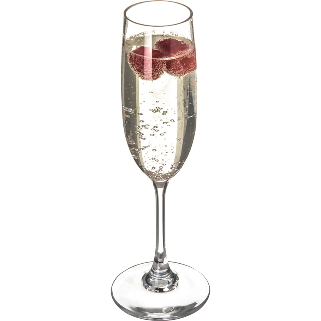 Carlisle 564407 Alibi Clear Poly 6 Oz. Champagne Flute Glass