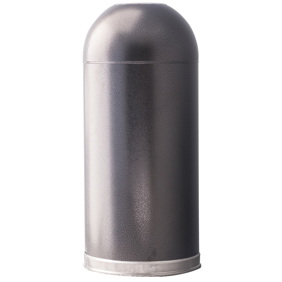Witt 415DTSVN Silver Vein 15 Gallon Dome Waste Receptacle