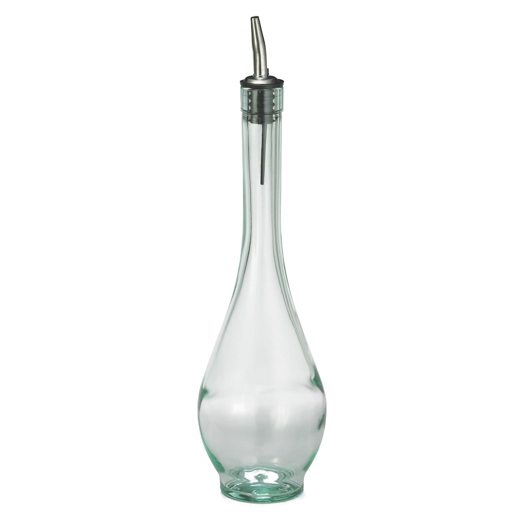 TableCraft H931 Sienna Collection 16 Oz. Green Tint Glass Oil Bottle