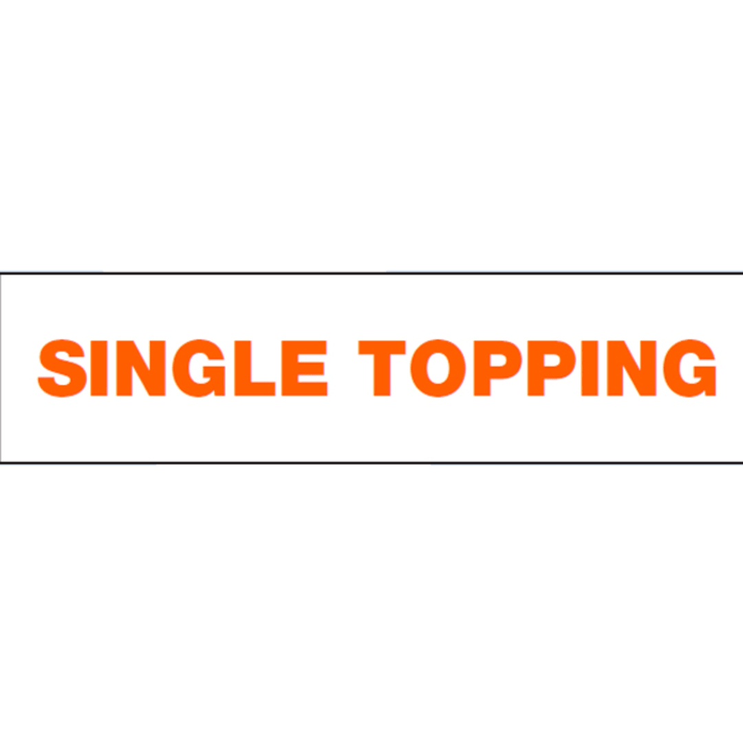 Donatos "Single Topping" Oven Tag