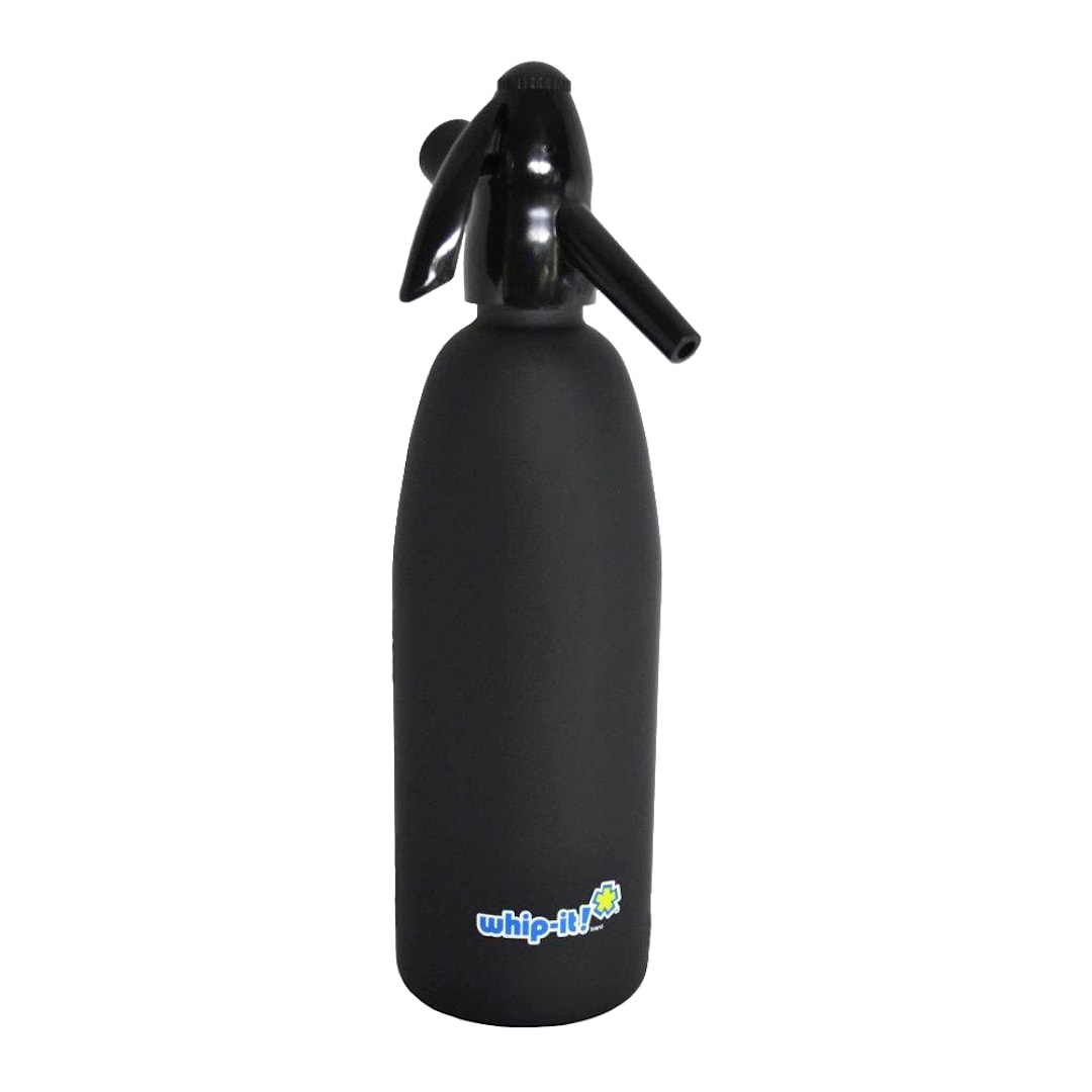 Whip-it! DS-SDA-L05 Rubber Coated Black 1 Liter Soda Siphon