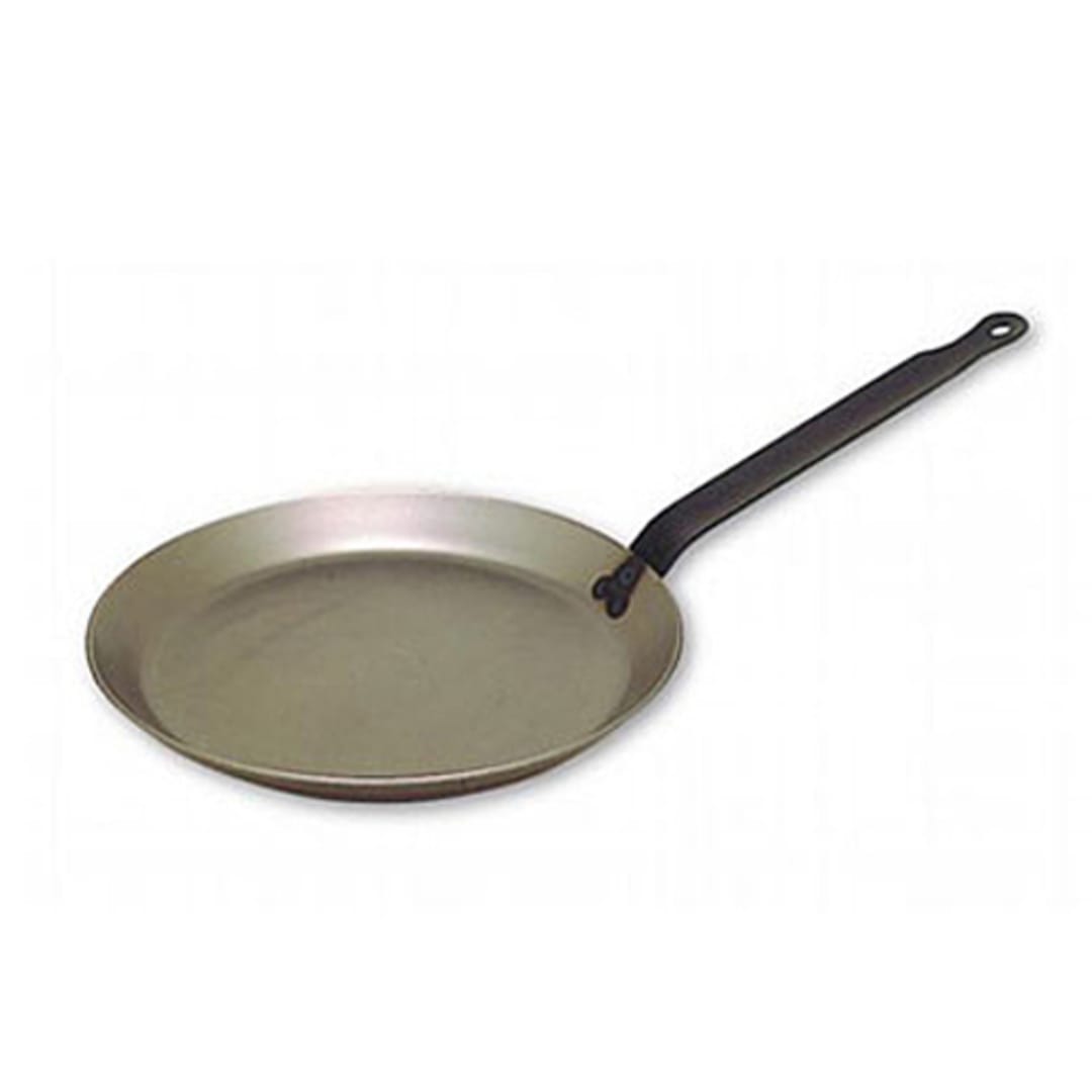 Matfer Bourgeat 062034 Round 9.5" Black Steel Crepe Pan