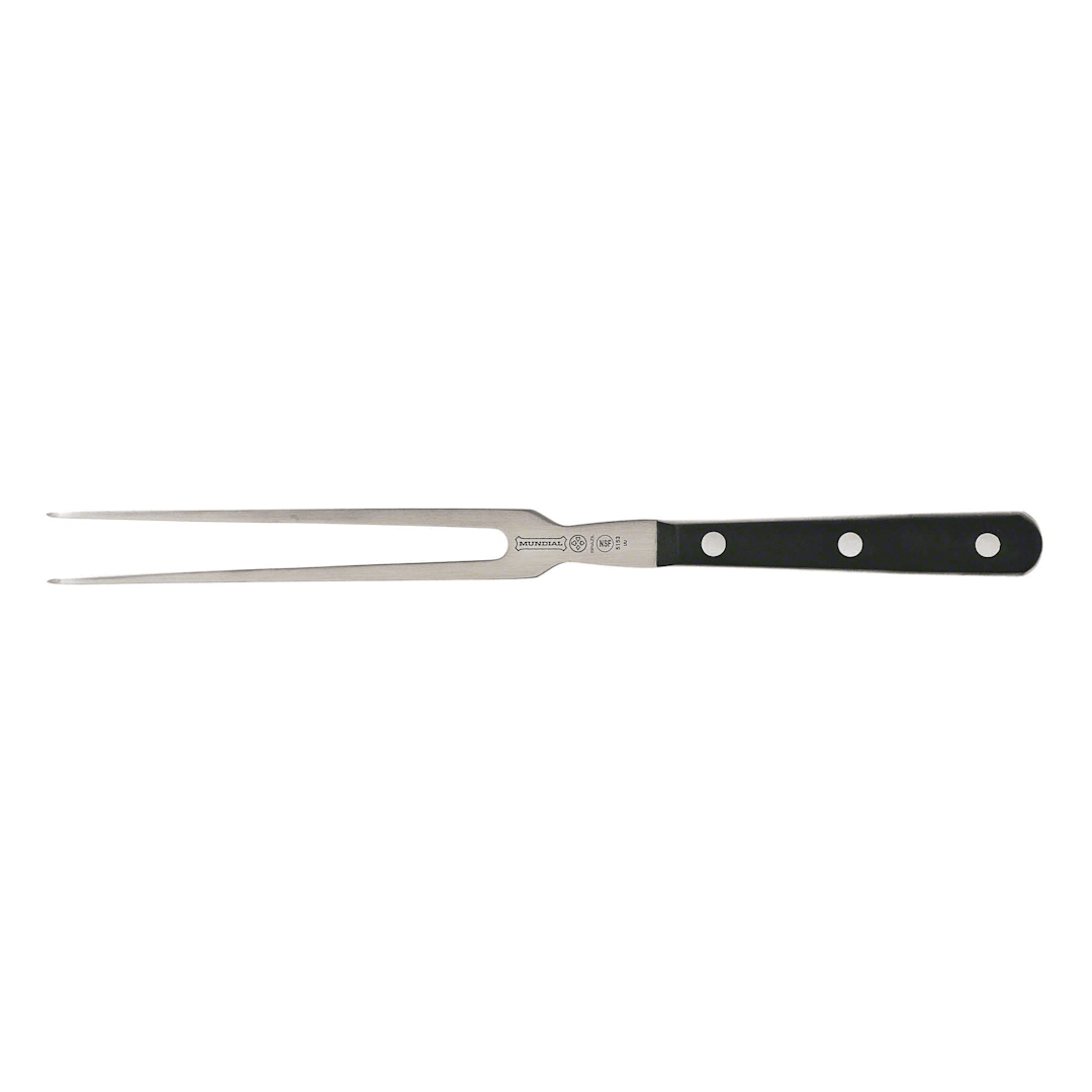 Mundial® BP5153 Black Handled Straight Carving Fork