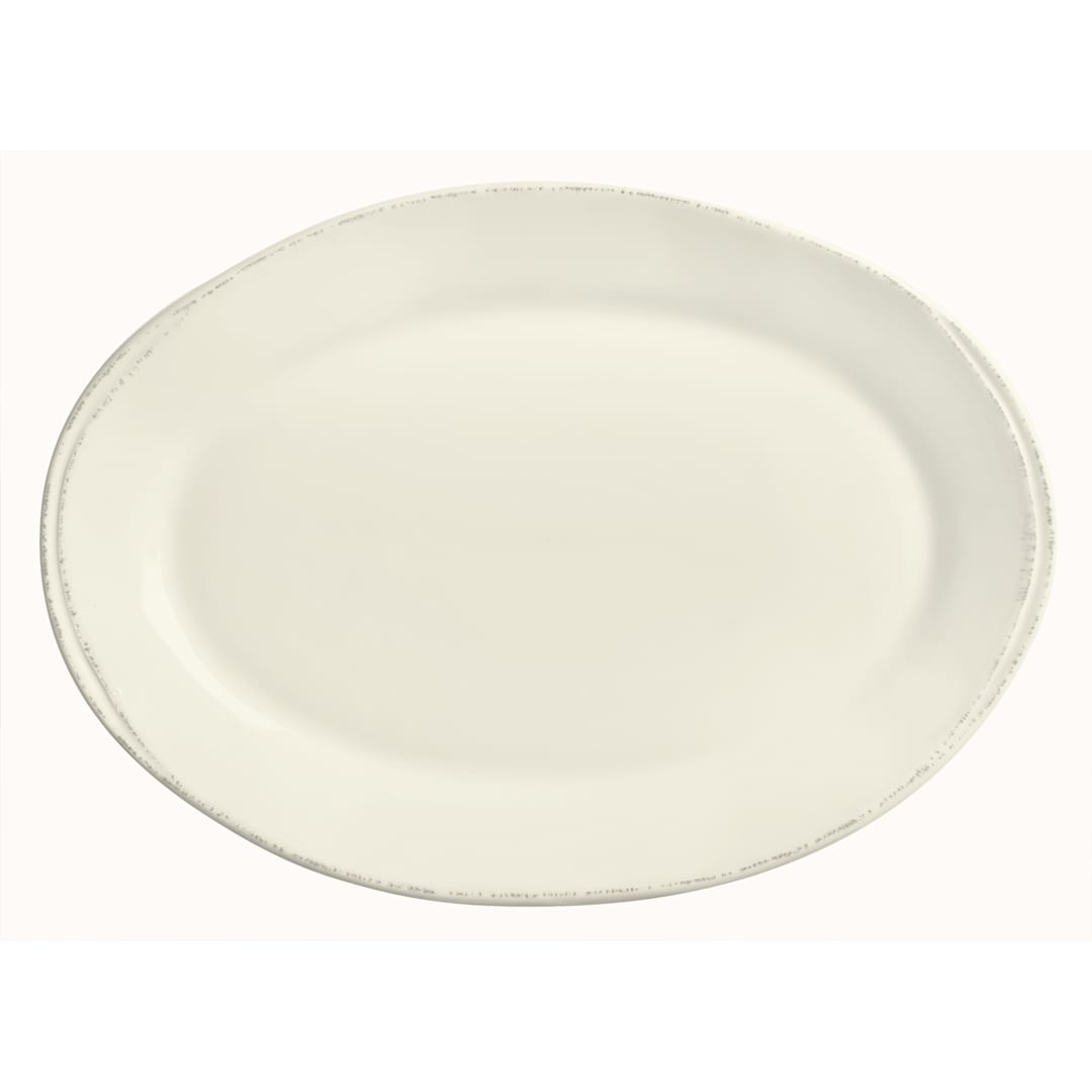 Libbey - Formerly World Tableware FH-508 Farmhouse Cream White 12.5" Platter