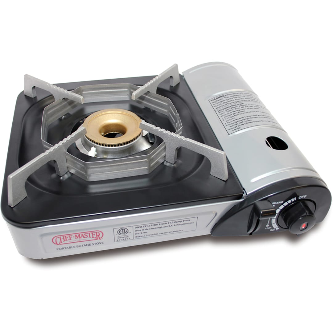 Chef-Master 90011 10,000 BTU/HR Portable Butane Stove