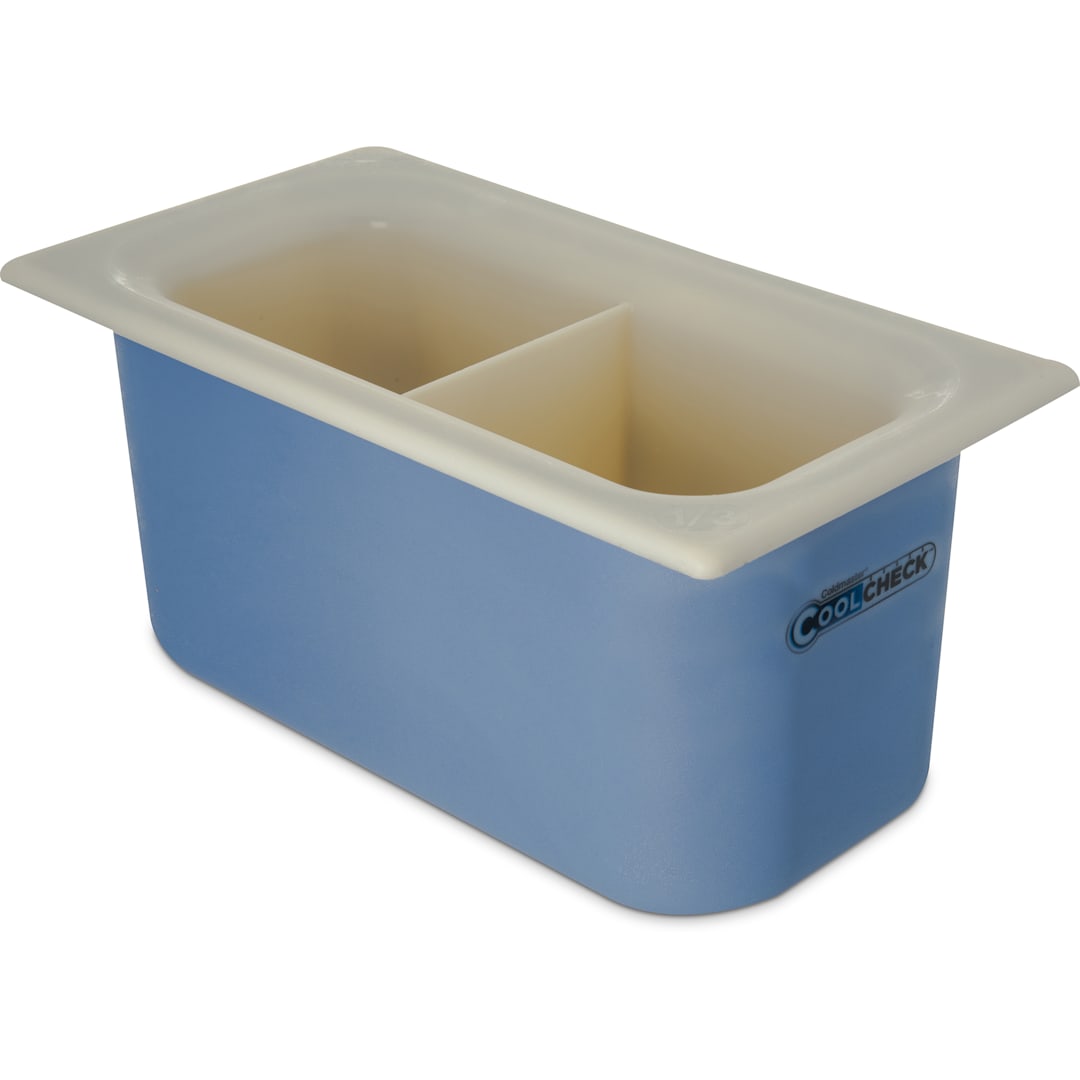 Carlisle CM1103C1402 Coldmaster CoolCheck Divided Third Size Food Pan