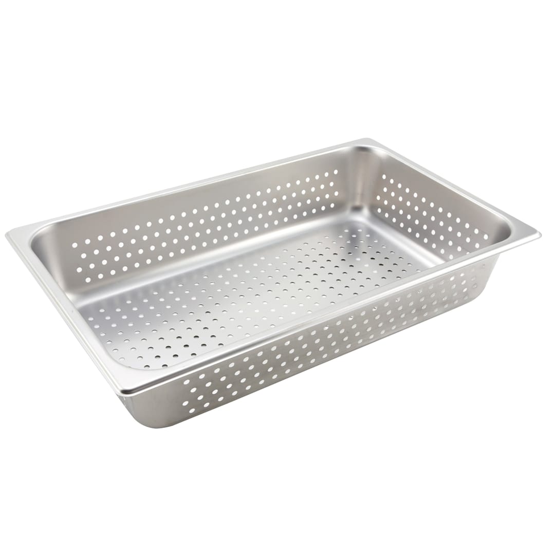 Darling Foodservice 25 Ga. S/S Full Size x 4" Perforated Food Pan