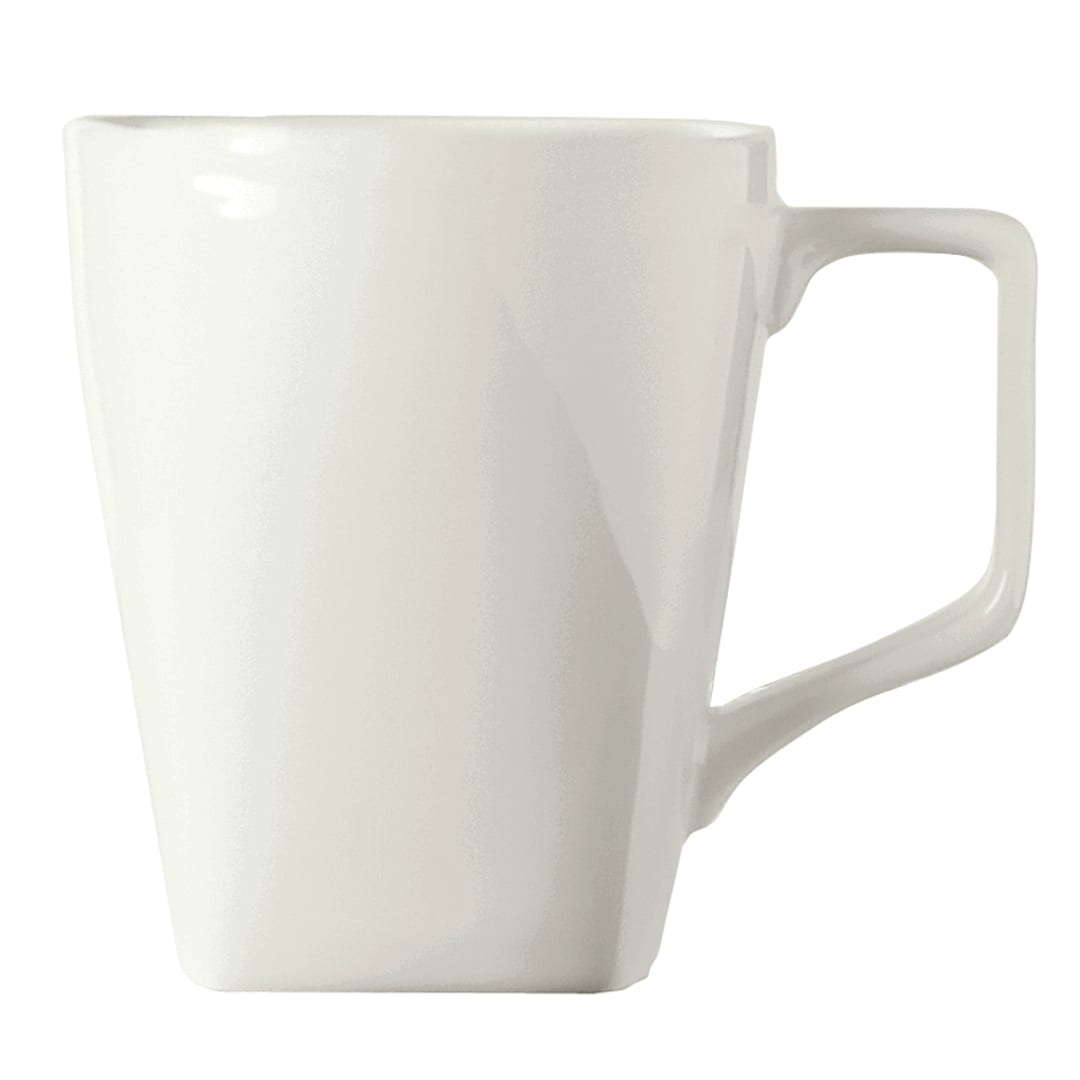 Libbey - Formerly World Tableware SL-36 Slate White Porcelain 12.25 Oz. Mug