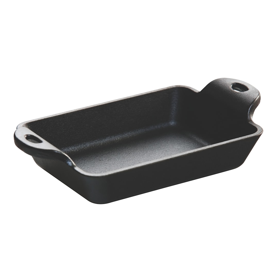Lodge® HMSRC Heat-Treated 10 Ounce Cast Iron Mini Server - 6 / CS