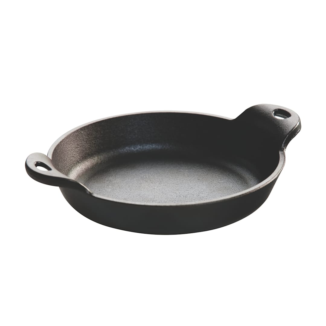 Lodge® HMSRD Heat-Treated 14 Ounce Cast Iron Mini Server - 6 / CS