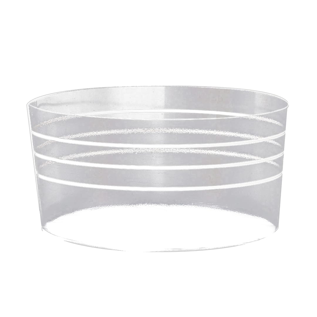 Welcome Home Brands CK802 Medium Stripe Plastic Baking Cup