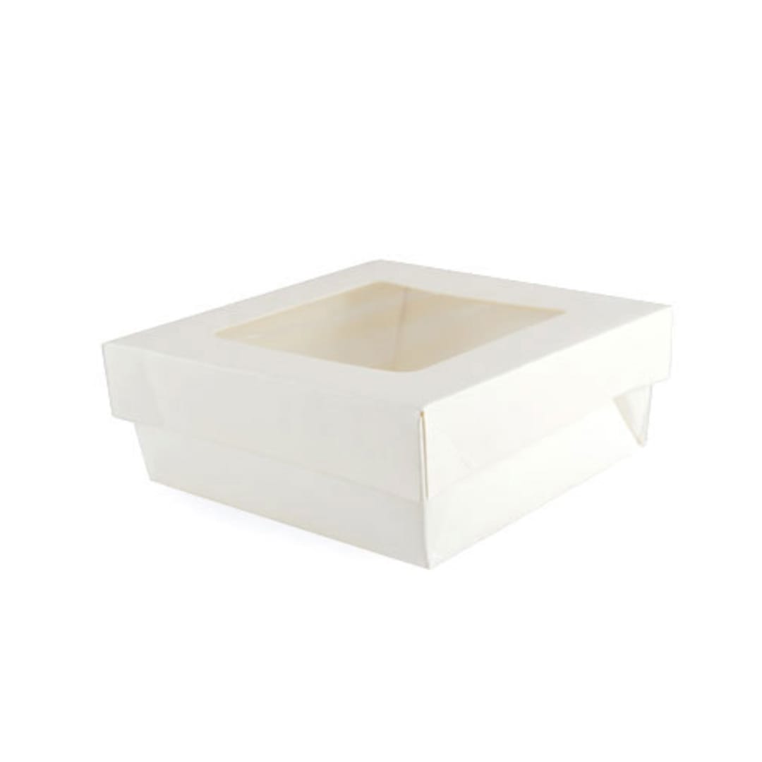 PackNWood 210KRAYWH135 White 18 Ounce Kray Box with Lid