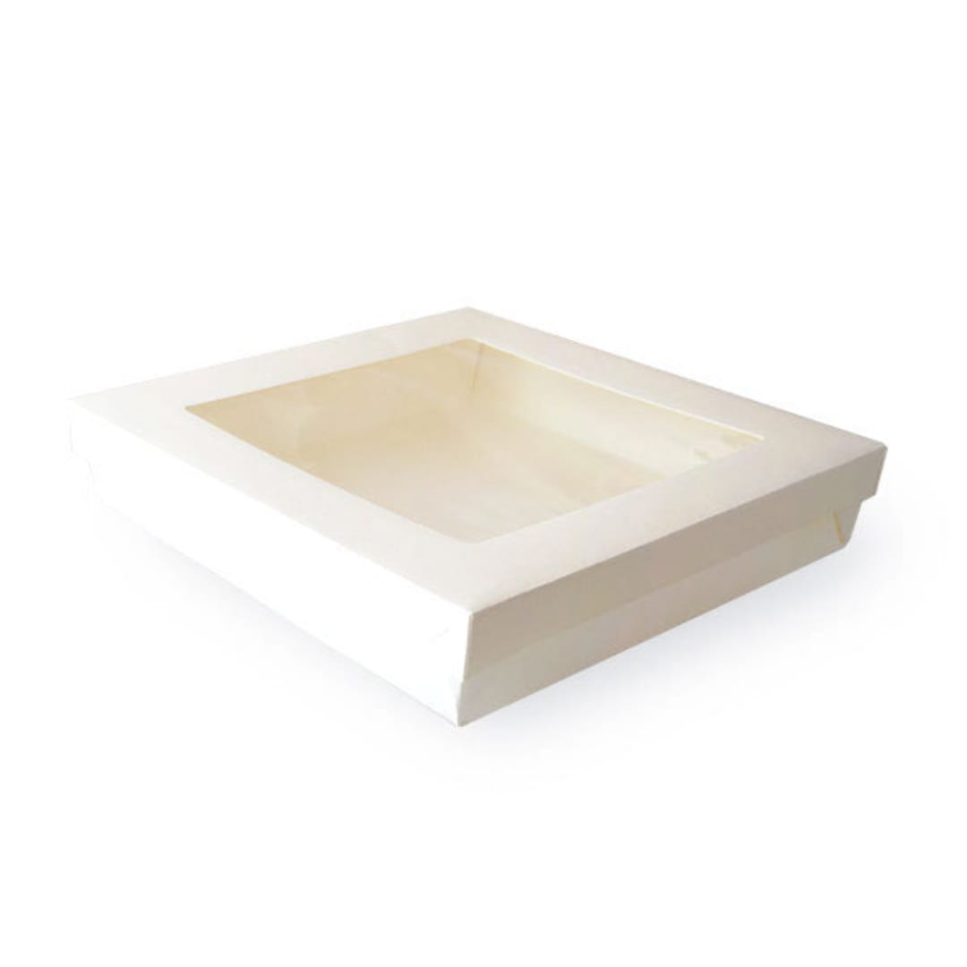PackNWood 210KRAYWH195 White 60 Ounce Kray Box with Lid