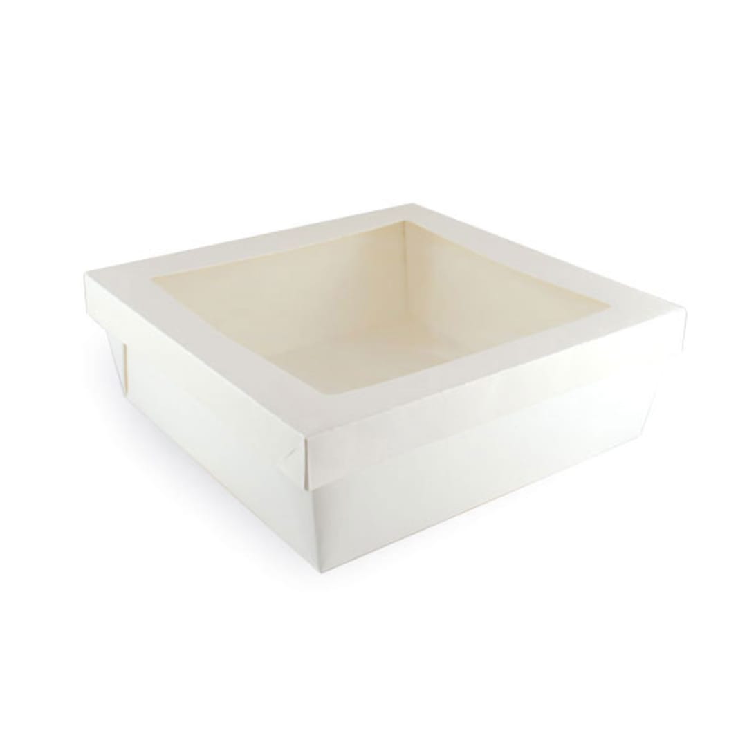 PackNWood 210KRAYWH228 White 132 Ounce Kray Box with Lid