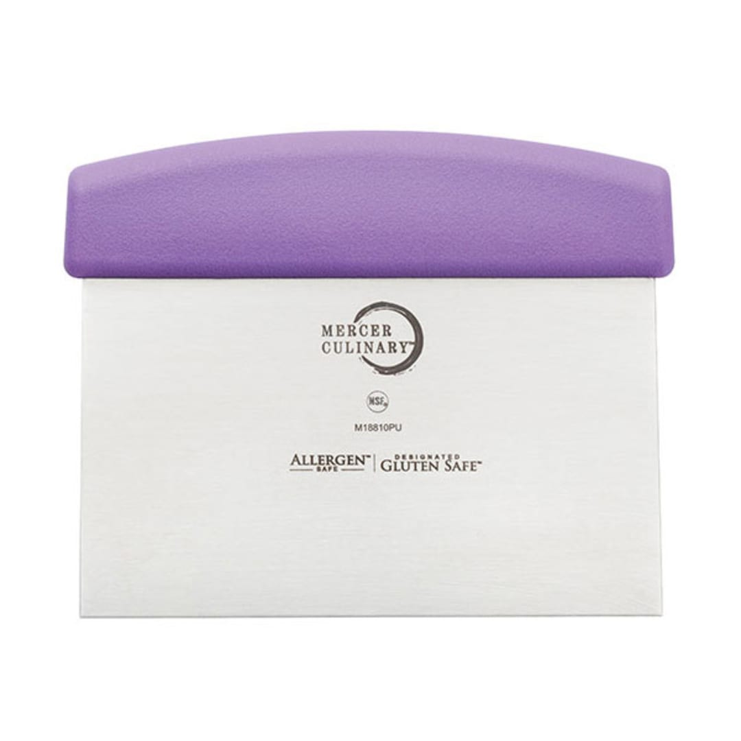 Mercer Culinary® M18810PU Millennia® Purple Bench Scraper