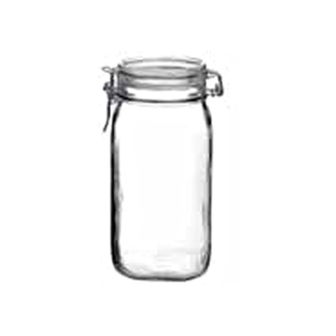 Bormioli Rocco 4949Q454 54.75 Oz. Clear Fido Jar