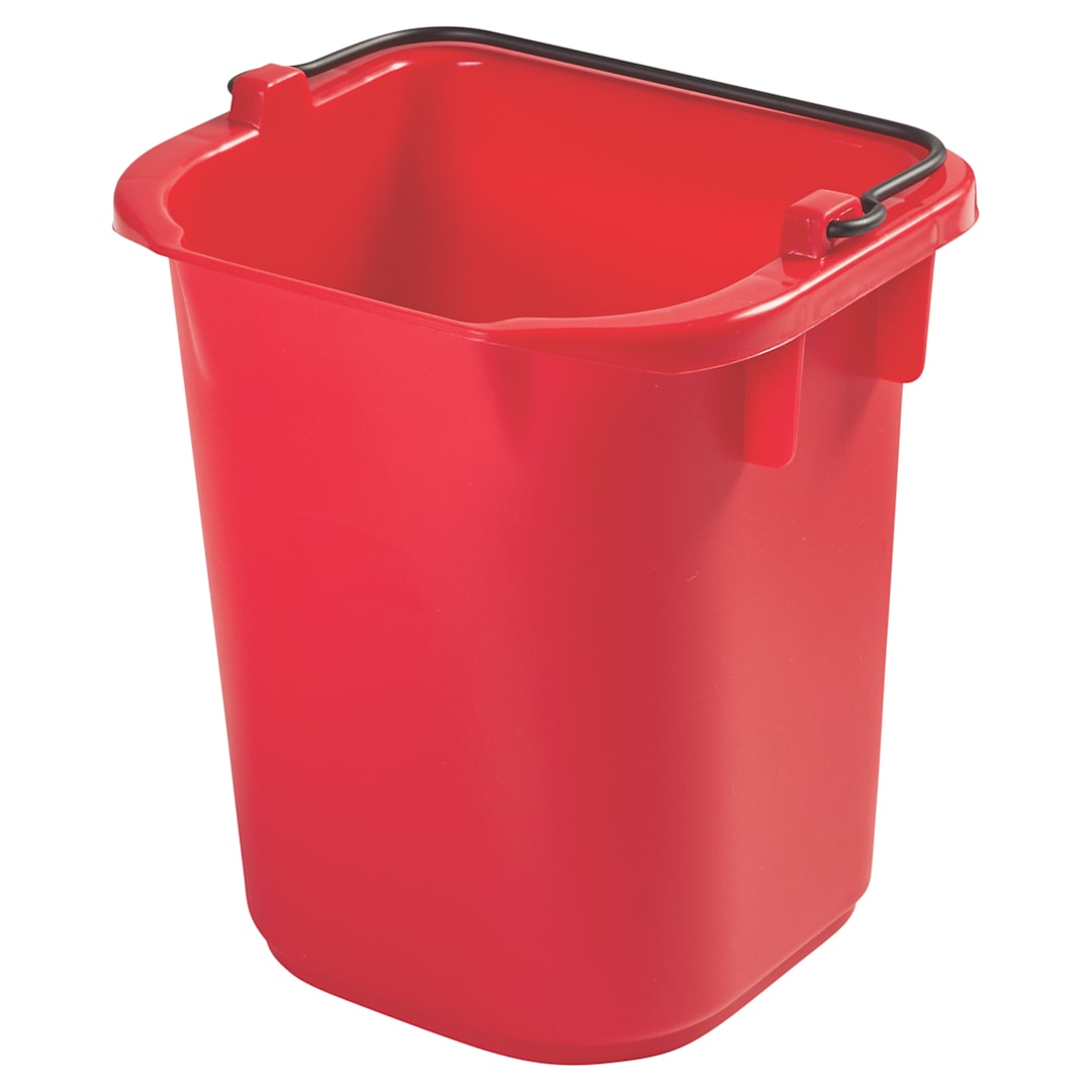 Rubbermaid 1857375 Red 5 Quart. Disinfecting Pail