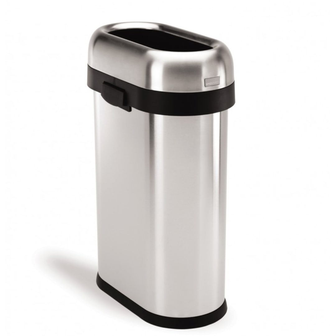 simplehuman® CW1467 50L Open Slim Trash Can