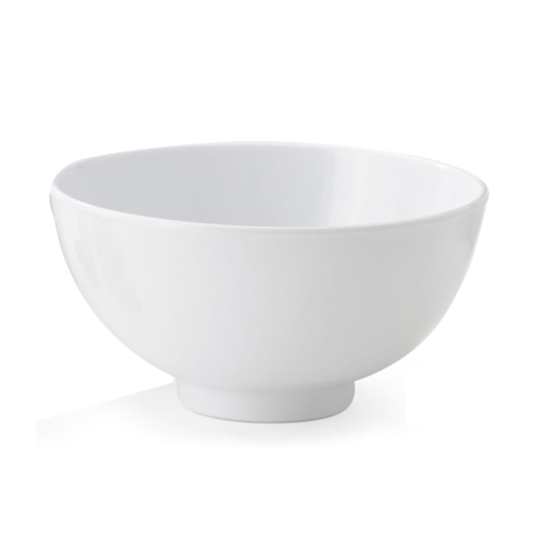 G.E.T. M-768-W Water Lily White Melamine 9 Oz. Bowl - Dozen