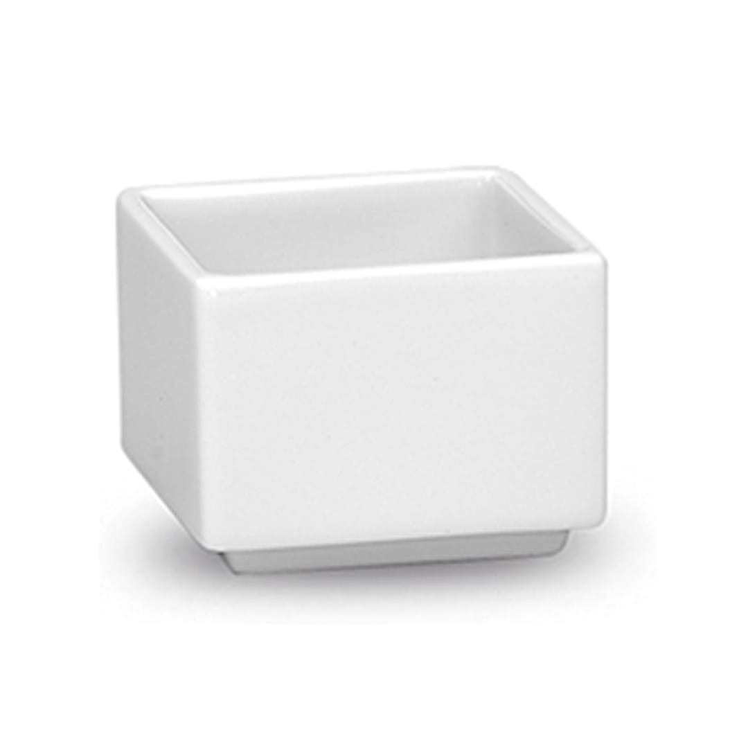 Schonwald 9336205 Fine Dining 2 Ounce White Square Dish