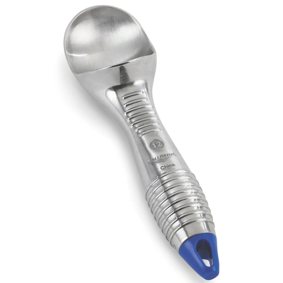 Vollrath® 47275 Blue 3 Ounce Cast Aluminum Ice Cream Scoop
