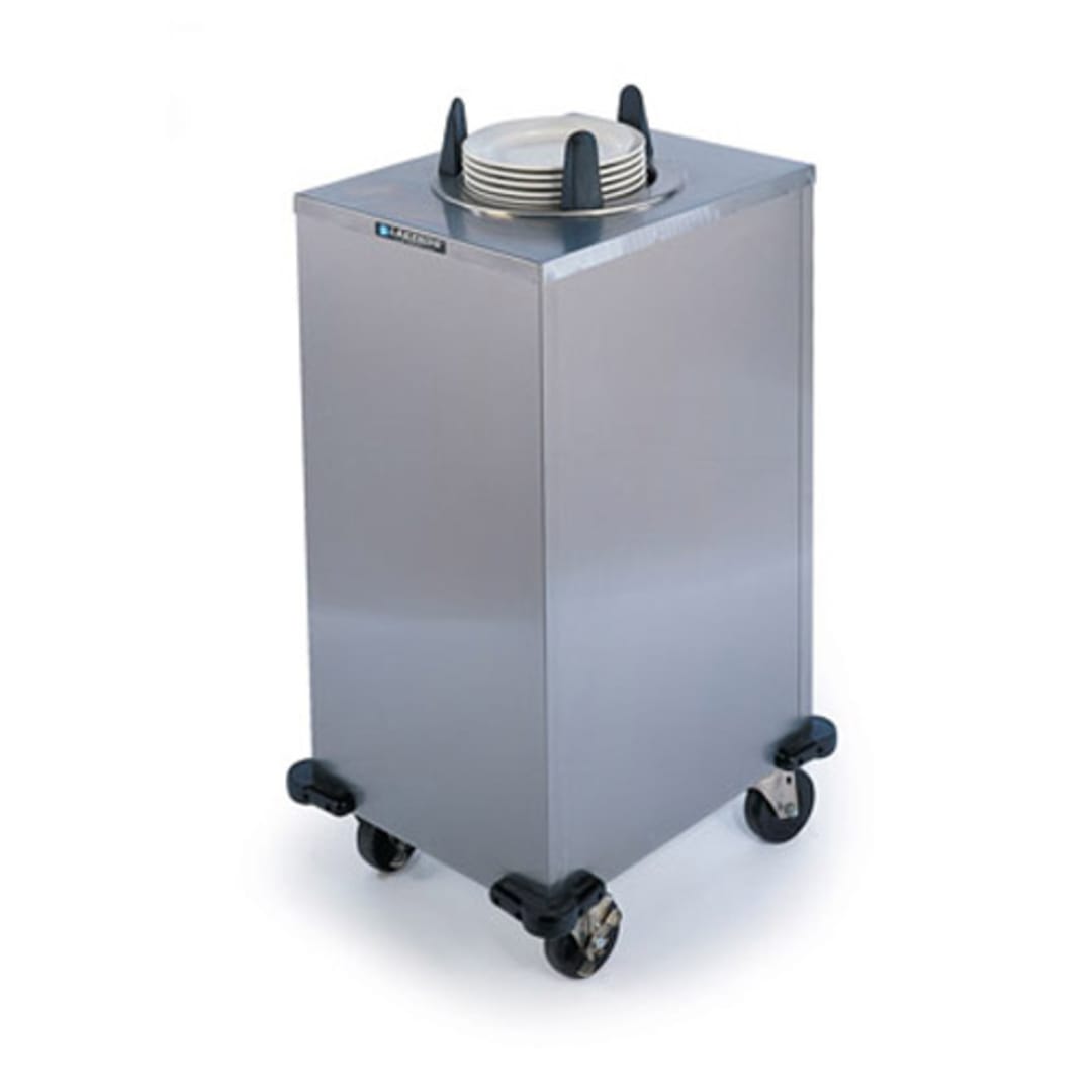 Lakeside® 6111 S/S Mobile 10-1/4" - 11" Heated Dish Dispenser