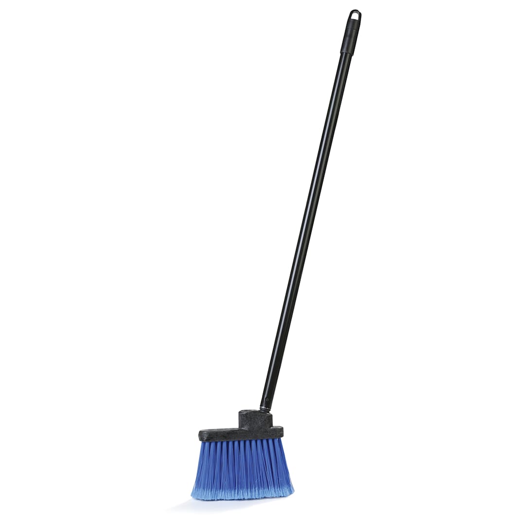 Carlisle 3685914 Duo-Sweep 36" Blue Flagged Lobby Broom