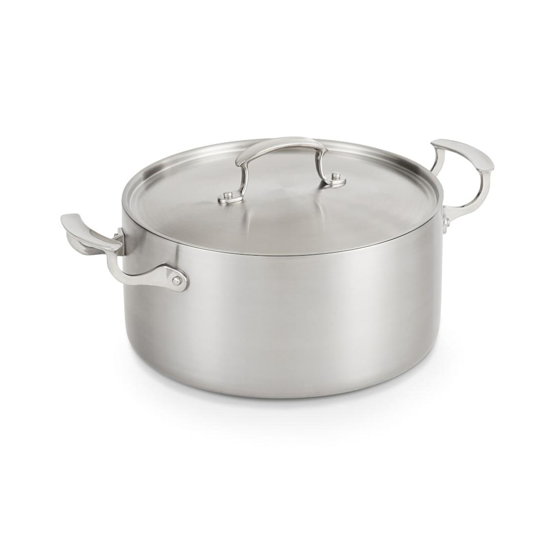 Vollrath 49441 Miramar Stainless Steel 7 Quart Casserole With Cover