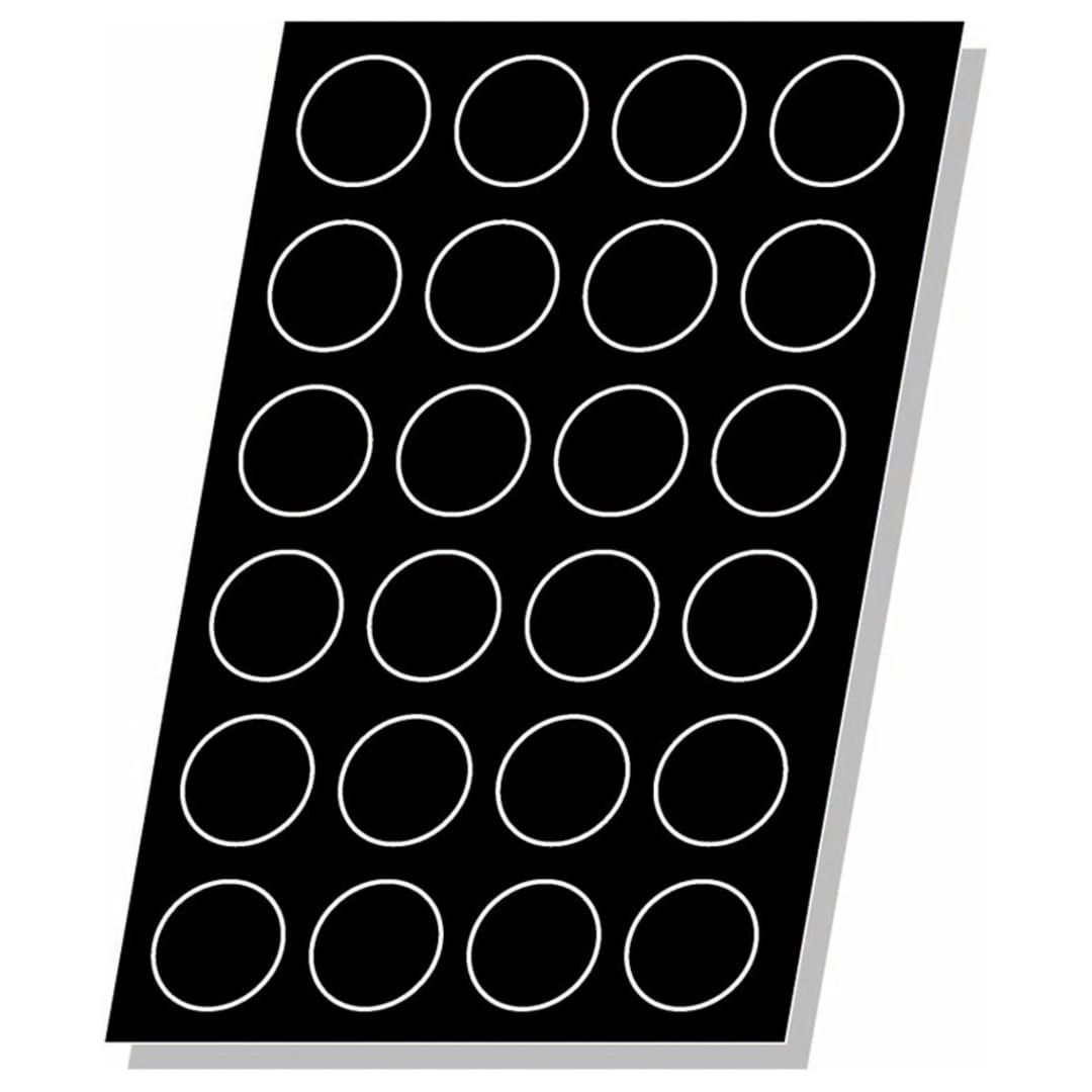 Matfer Bourgeat 336019 Flexipan® 2-3/4" 24 Cup Muffin Mold