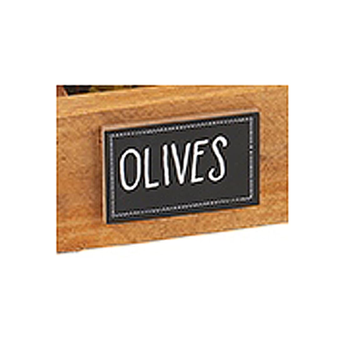 Cal-Mil 3057 3" x 2" Stick-On Chalkboard Sign