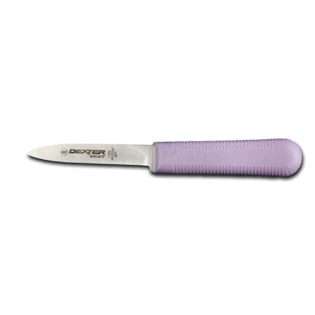 Dexter Russell S104P-PCP / 15303P Purple Handled 3.25" Paring Knife