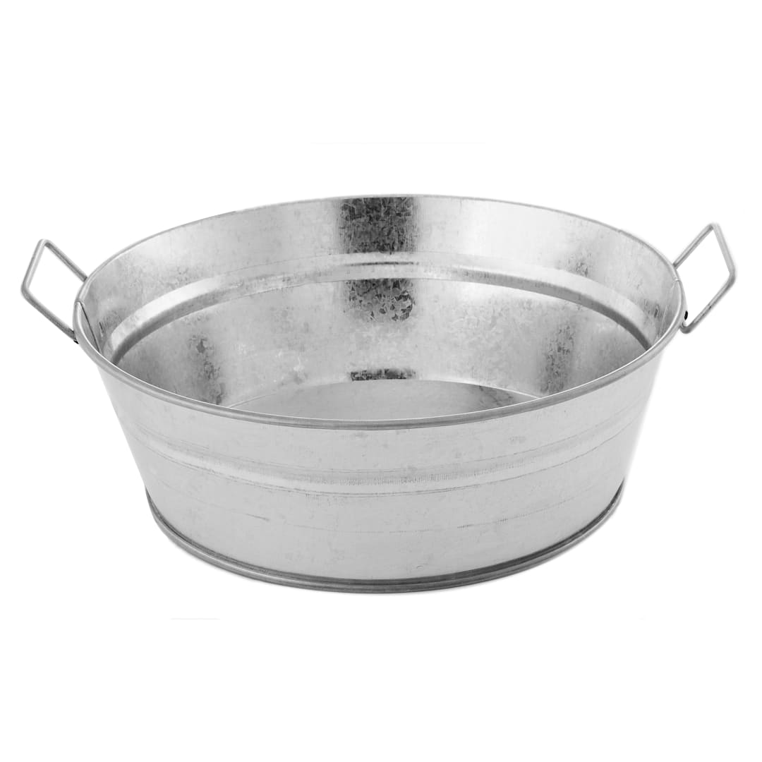American Metalcraft MTUB93 Natural Galvanized 47 Oz. Tub