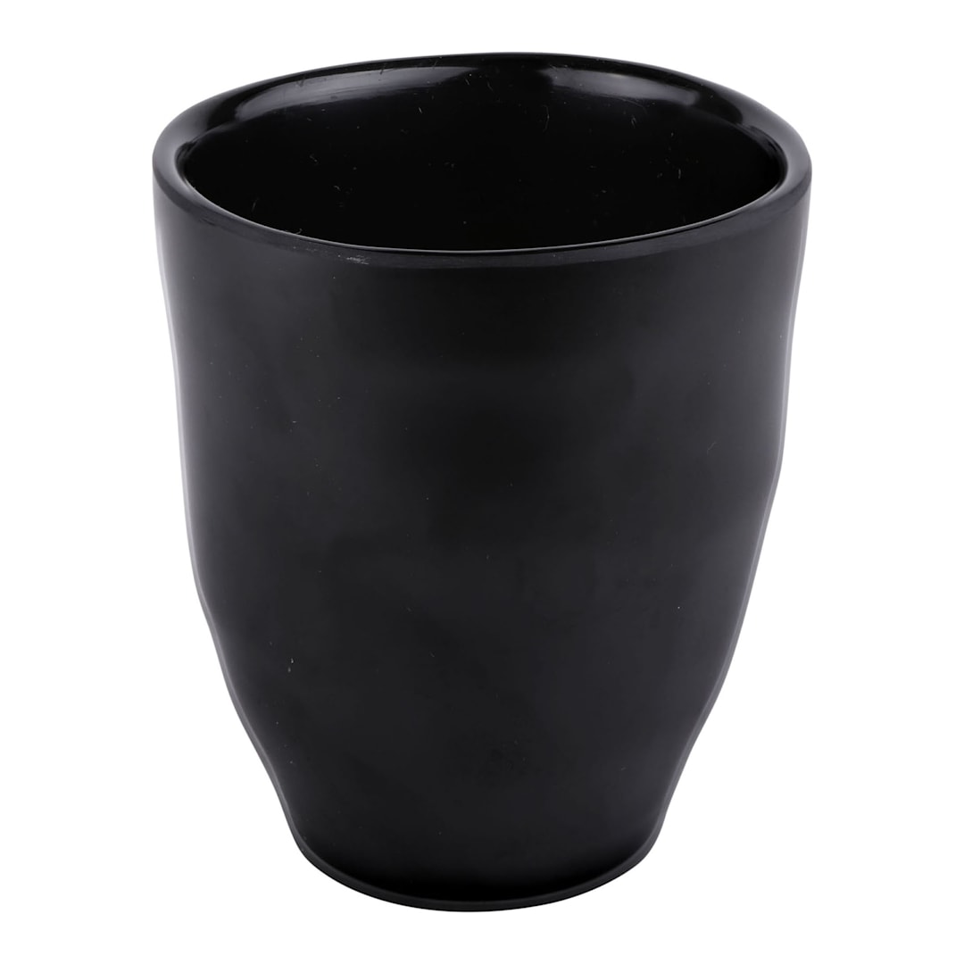 Elite Global Solutions JW2025-B Zen Black Melamine 8 Oz Cup - 6 / CS