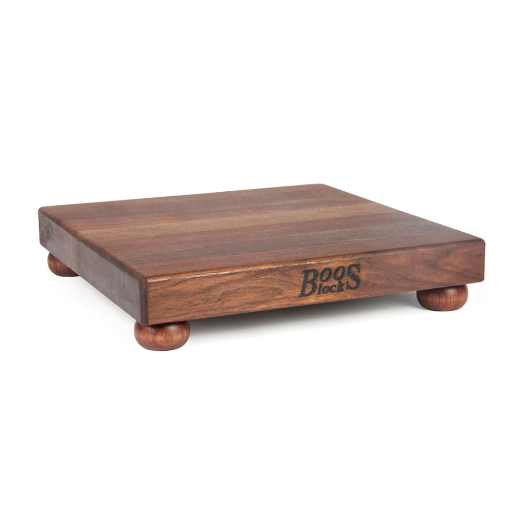 John Boos WAL-B12S Walnut 12" x 12" x 1-1/2" Cutting Board