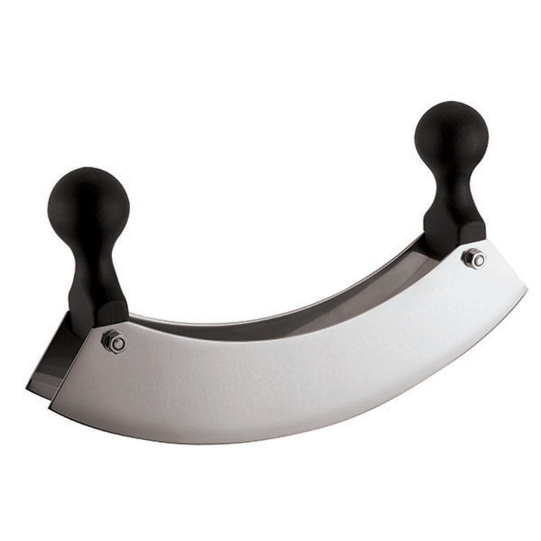 Paderno 48215-30 Stainless Steel 11.88" Double Blade Mezzaluna