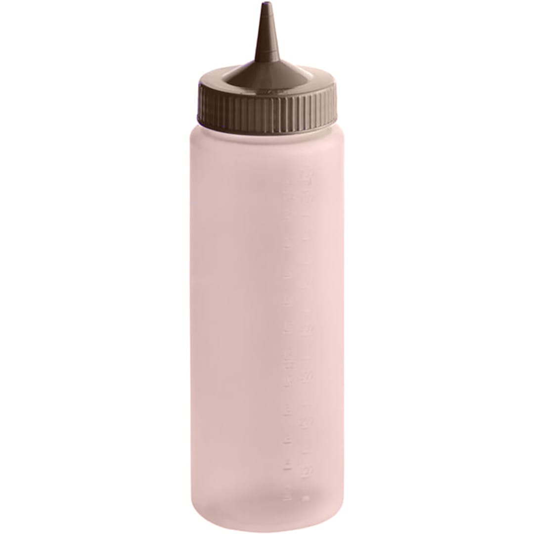 Traex 4924C-01 Color-Mate 24 Ounce Bottle with Brown Top