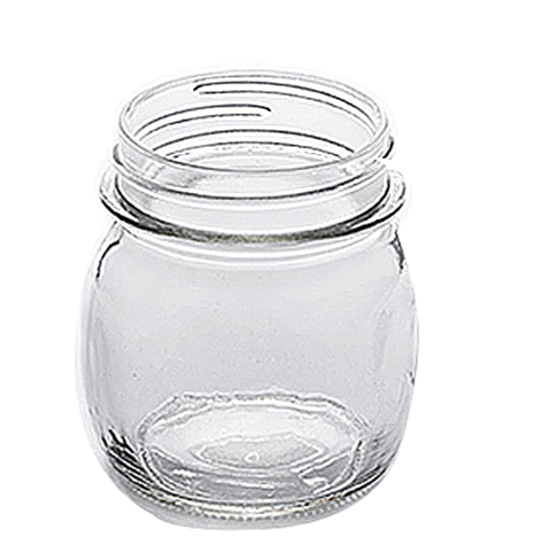 American Metalcraft MJ85 Glass 8.5 Oz. Mason Jar
