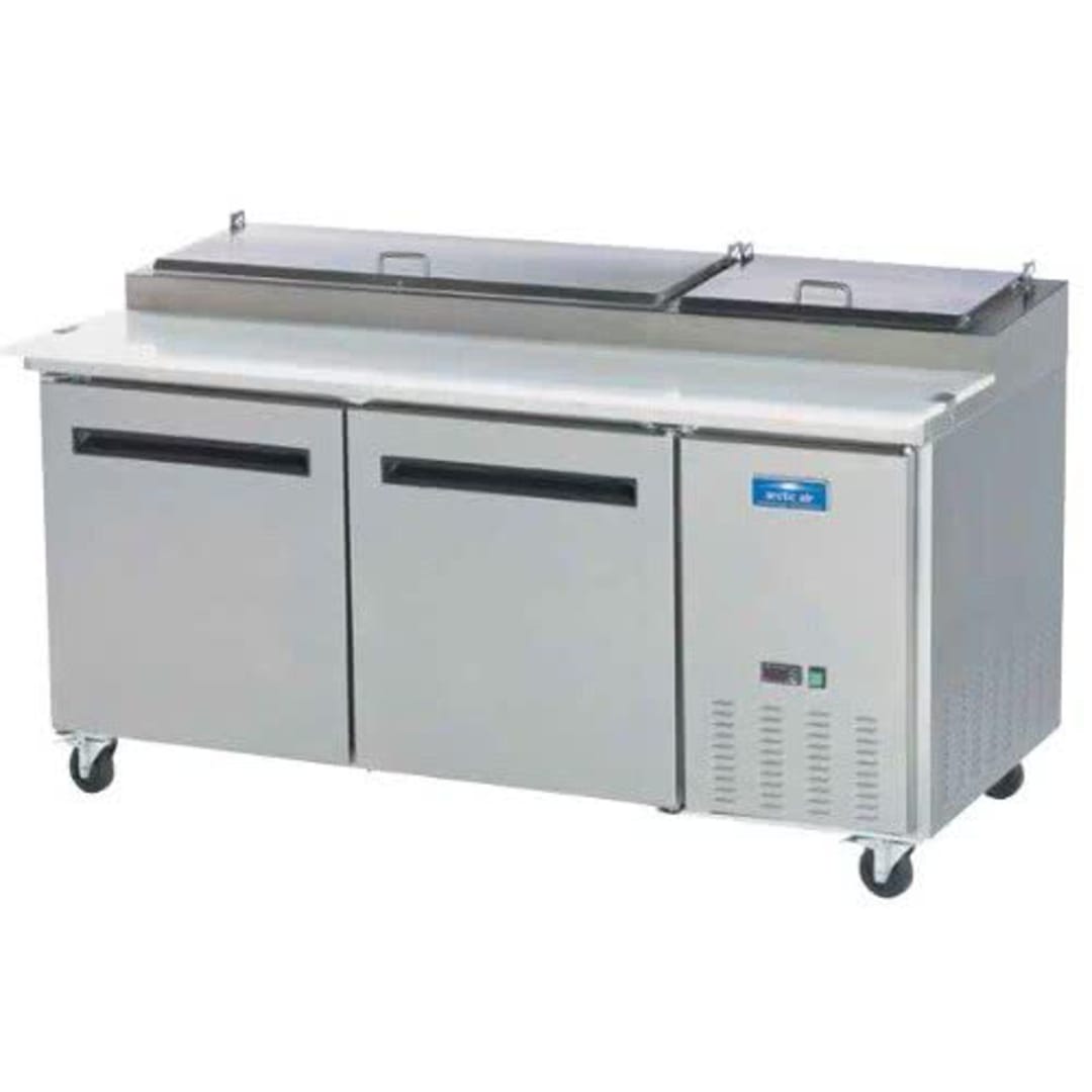 Arctic Air APP71R Two Door 9 Pan 21 Cu Ft Pizza Prep Table